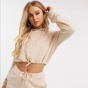Asos south beach cropped hoodie